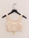 BASERANGE 25 Spring/Summer French organic cotton heart-shaped corset vest BAS-BRHE-RB-000-UNDYED